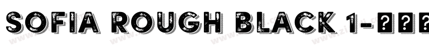 Sofia Rough Black 1字体转换